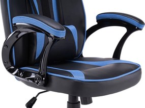 Gamer és irodai szék, Drift, 52x130x67 cm, kék