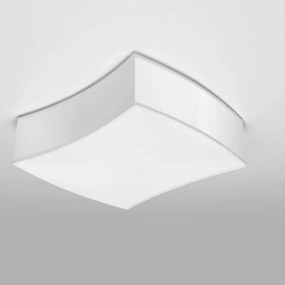 Sollux SL.1054 - Mennyezeti lámpa SQUARE 2xE27/60W/230V fehér