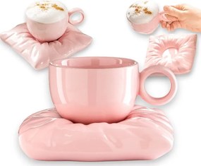 Királyi Csésze Rózsaszín Ajándék Neki Nőnap Anya Születésnap