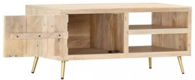 tömör mangófa dohányzóasztal 90 x 45 x 40 cm