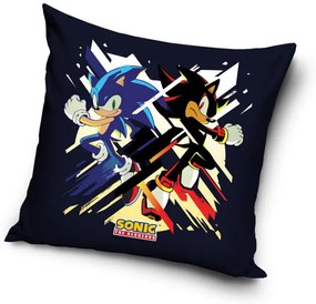 Sonic a sündisznó Turbo párnahuzat 40x40 cm Velúr