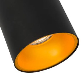 Okos spotlámpa fekete arannyal, WiFi GU10 fényforrással - Deep