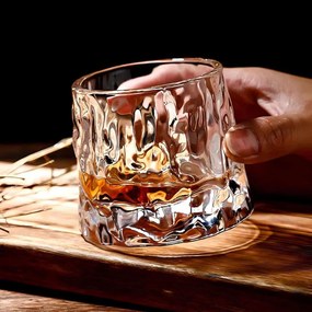 2 részes boroszilikát whisky pohár szett 160 ml