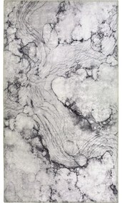 Világosszürke mosható szőnyeg 80x50 cm - Vitaus