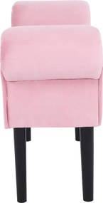 Lóca, Velvet szövet, vén rózsaszín/fekete, BURDA