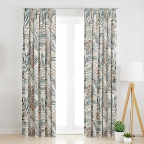 Függöny Szalagon Pálmalevelek 145x200