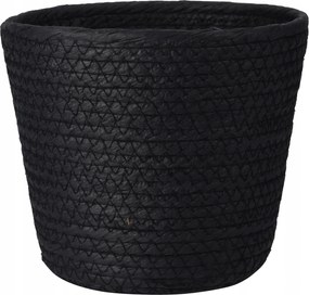 Tárolókosár Nero 23×19 cm nagy, fekete