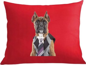 Párna párnahuzat nyomott mintás Boxer Kutya Vicces