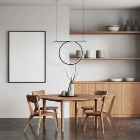 LED csillár kábelen ODETTA LED/30W/230V 4000K fekete