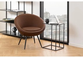 Tárolóasztal márvány dekoros asztallappal 43x35 cm Infinity – Actona