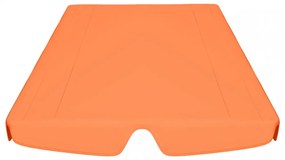narancssárga csere ponyva kerti hintaágyhoz 150/130 x 105/70 cm