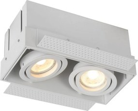Lucide TRIMLESS 09925/02/31 Beépíthető spotlámpa 2x50w/gu10 ip20