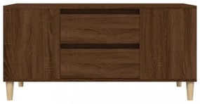 barna tölgy színű szerelt fa TV-szekrény 102x44,5x50 cm