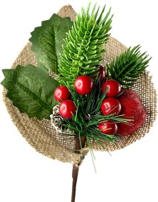 Realisztikus Műfenyő Dísz, Mű Éghajlatú Fenyőfa Ág, Ünnepi Dekoráció