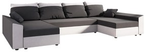 Sarok ülőgarnitúra U Paragon U (fekete + fehér). 1057381