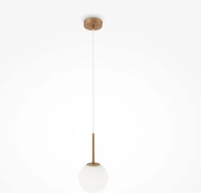 MAYTONI MOD321PL-01G1 BASIC FORM Modern Függesztett Lámpa Fehér, Arany E14 IP20