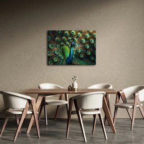 Kép – Pávatoll (70x50 cm)