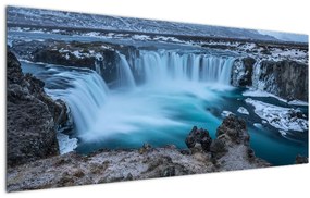 Kép - Kilátás a vízesésre (120x50 cm)