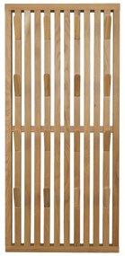 Natúr színű tölgyfa fogas panel 46x100x8 cm Parco – Spinder Design