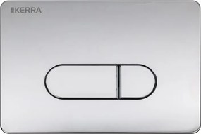 Delos Chrome falba építhető WC tartály szett