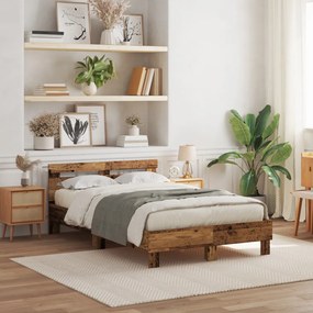 Fa Ágykeret Természetes Tömör fa 120 x 200 cm Tartós