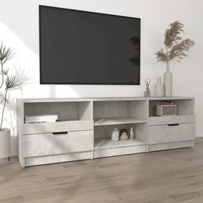 betonszürke szerelt fa TV-szekrény 69,5x30x50 cm