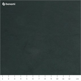 Shel sötétzöld bársony kanapé , 170 cm - Ghado