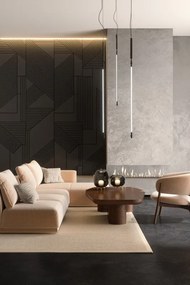 ÁTLÓS FEKETE 60x60 MDF FALPANEL 17MM