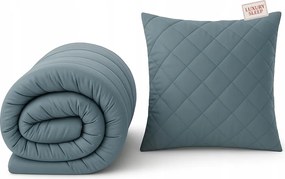 Egész Éves Szett: Meleg szürke paplan 160x200 párna 70x80 Ősz-Tél