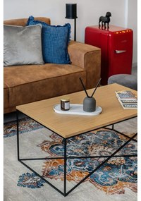 Konyakbarna bőrutánzat kanapé 224 cm Copenhagen – Scandic