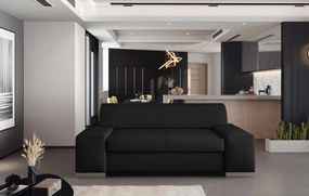 Porto 2 kanapé, fekete, Lágy 11