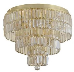 Searchlight 61321-6SB - Mennyezeti lámpatest EMPIRE 6xE14/60W/230V IP44