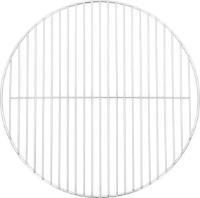 vidaXL kerek 304 rozsdamentes acél BBQ grillrács Ø44,5 cm