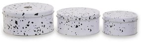 Süteménytartó fém doboz szett 3 db-os Speckled – Premier Housewares