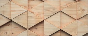 Fotótapéta Flizelin Dekoratív tapéta Fa mozaik 250x104 Ragasztó