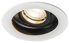 Okos süllyesztett spotlámpa fehér acéllal, Wi-Fi GU10-zel - Rondoo