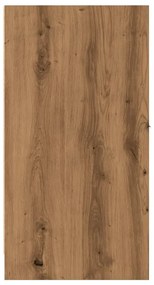 kézműves tölgy színű szerelt fa patikaszekrény 30x41x77,5 cm
