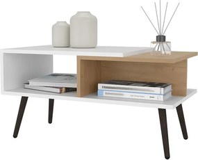 Dohányzóasztal 45x30x60 cm fehér FUR1819-1