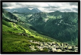 Poszterek keretben 60x40 Tátra Lengyel hegyek Kilátás
