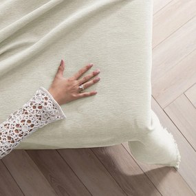 Krémszínű zsenília ágytakaró 220x240 cm Talo – Filumi