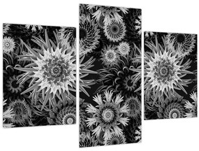 Kép - Fekete és fehér gyűszűvirág (90x60 cm)