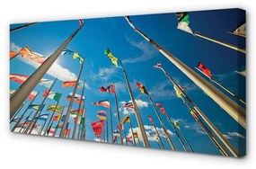 Canvas képek különböző zászlók 100x50 cm