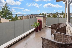 Kerti Terasz Erkélyszőnyeg 75 x 400 120g/m2 Szürke