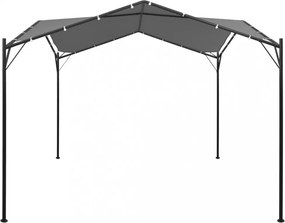 antracitszürke pavilon 4 x 4 m