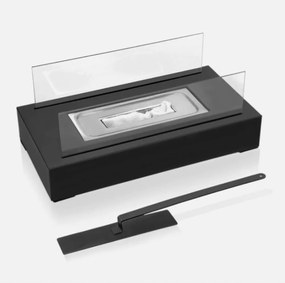 Szabadon álló asztali bio kandalló, füstmentes képernyővédő