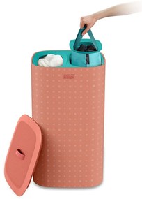 Rózsaszín textil szennyeskosár 60 l Tota Pop – Joseph Joseph