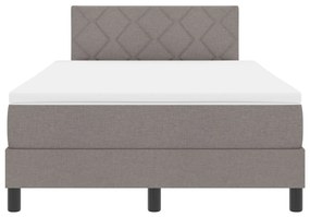 Boxspring ágy matraccal Taupe 120x200 cm Szövet