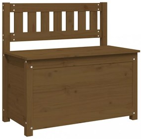 mézbarna tömör fenyőfa pad 80 x 41 x 77 cm