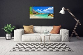 Vászonfotó Strand, tenger, táj 125x50 cm