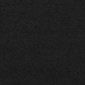 vidaXL 2 db fekete vászonhatású sötétítőfüggöny kampókkal 290 x 245 cm